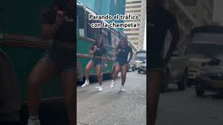 baile colombia champeta champetachallenge viral dance [upl. by Ruff]