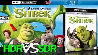 Shrek 2001 HDR ANALYSIS 4K Blu Ray vs 1080p BD SDR 100nits TRUEDIFFERENCE WATCHINHDR [upl. by Harras]