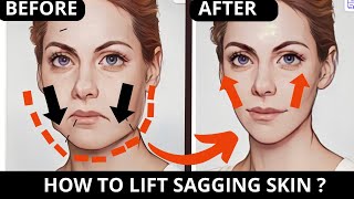 FACE SKIN TIGHTENING EXERCISES  LIFT SAGGY CHEEKS LIFT JOWLS LAUGH LINES FOREHEAD FROWN LINES [upl. by Ydoc]