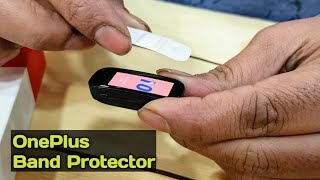 OnePlus Band Glass Protector  Apply Screen Protector [upl. by Dwaine]