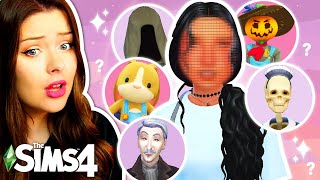 Trying the OCCULT BABY Makeover Challenge in The Sims 4 CAS [upl. by Erialb]