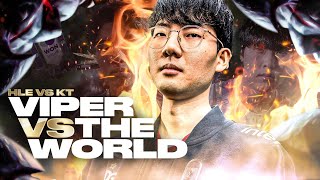 VIPER VS THE WORLD  HLE VS KT PLAYOFFS  CAEDREL [upl. by Cissie314]