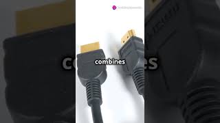 Why HDMI Cables Look the Way They Do thunderboltdock controlspace shorts [upl. by Leduar]