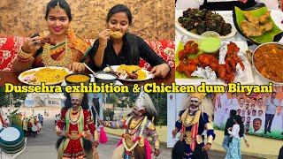 Dussehra exhibition amp Chicken dum Biryani [upl. by Neelyam427]