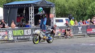 Dennis Jansen Freestyle Semi Run International Stuntriding Competition  GSW 2024 [upl. by Arayc]