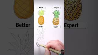 How to draw pineapple [upl. by Demmahum]