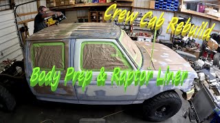 1990 F350 Crew Cab Rebuild  Body Prep amp Full Raptor Liner Spray Job From Start To Finish  DIY OBS [upl. by Siroled249]