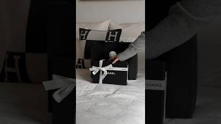 Chanel shoes unboxing 🤍🍾 chanel chanelshoes chanelunboxing [upl. by Hadeehsar106]