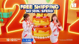 🎂 Celebrate Shopee 1212 Birthday Sale 🎂 [upl. by Gayle]