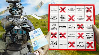 Playing WARZONE BINGO For REAL PRIZE MONEY [upl. by Khalil310]