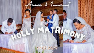 GUSEZERANA IMBERE YIMANA  04022024  Aimée amp Innocent  Official Video [upl. by Sayed]