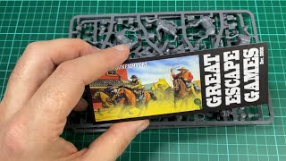 Mounted Gunfighters sneak peek sprue review and Old West kitbashing ideas for Dead Man’s Hand [upl. by Suckow]