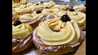 Zeppole di san giuseppe la videoricetta  Cocendolibando [upl. by Jason]