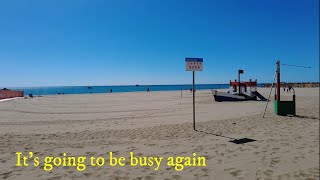 Carihuela Beach Torremolinos MalagaRestaurants Cafes Bars Summer 24 mwtechlife [upl. by Zonnya]