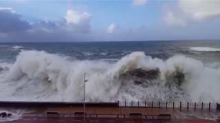 FESTIVAL DE OLAS GIGANTES EN SAN SEBASTIÁN  BIG WAVES IN SAN SEBASTIAN [upl. by Moriah]