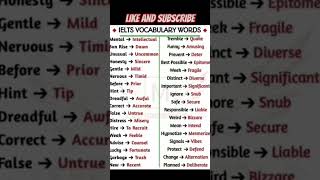 IELTS English Vocabulary english improveenglish shorts [upl. by Sorodoeht895]