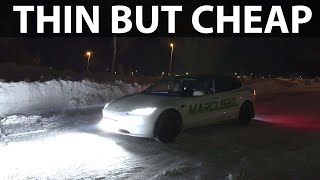 Tesla Model 3 Highland amp Strands Nuuk ELine LED bar test [upl. by Catton]