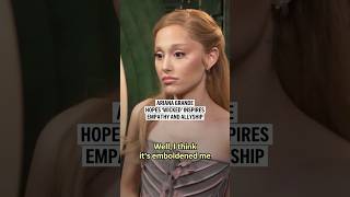 Ariana Grande hopes ‘Wicked’ inspires empathy and allyship [upl. by Akcirre975]