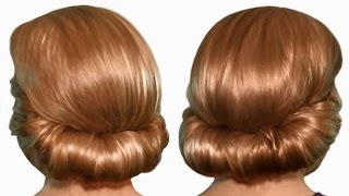 Basic Greek Hairstyle with Headband at Home by yourself Tutorial [upl. by Yonit]