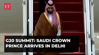 Saudi Crown Prince Mohammed bin Salman arrives in India for G20 Summit [upl. by Ait]