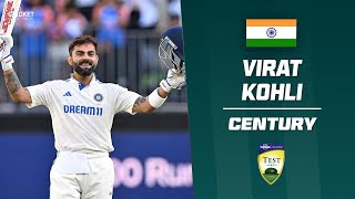 Kohli snaps run drought with 30th Test hundred  Australia v India 202425 [upl. by Anniahs]