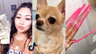 MATERIAL GWORL ✨ GIRL TIKTOK COMPILATION  SAUCY SANTANA  TIKTOKTOE [upl. by Alvan241]