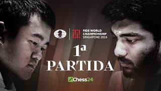 COMIENZA el CAMPEONATO DEL MUNDO de la FIDE  Ding Liren vs Gukesh Dommaraju [upl. by Iliram]