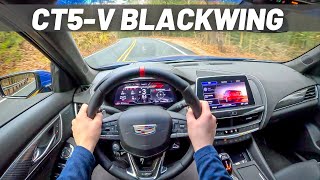 2023 Cadillac CT5V Blackwing  POV Test Drive [upl. by Uwkuhceki100]