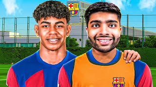 I Become a Barcelona Academy Player… [upl. by Ainahtan]