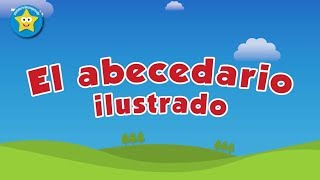 Abecedario ilustrado en español para niños  Videos Aprende [upl. by Prisilla270]