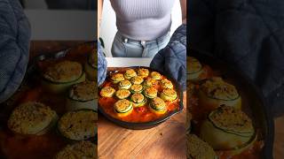 Highprotein lowercalorie Mediterranean Zucchini Roll Ups [upl. by Blackmore]