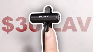 Sony ECMLV1 Lav Mic Review amp Test vs BYM1 MVL Go Mic [upl. by Murage]