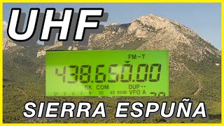 UHF DX REPETIDOR SIERRA ESPUÑA [upl. by Naesyar]