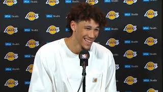 Jaxson Hayes Post Game Interview  Los Angeles Lakers vs Toronto Raptors [upl. by Ermentrude]