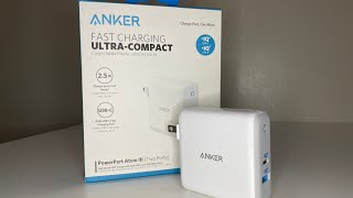 Anker PowerPort Atom III Two Ports [upl. by Santoro335]