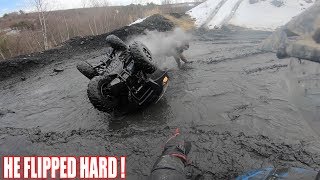 HE CRASHED THE ATV  NOT GOOD  BRAAP VLOGS [upl. by Burke]