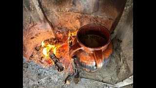 FABES CON ALMEJAS Y NECORAS EN CHIMENEA DE LEÑA [upl. by Puri]