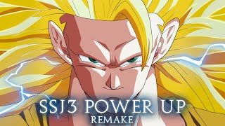 Dragon Ball Z  SSJ3 Power Up Remake Julius Dobos  By Gladius [upl. by Novrej]