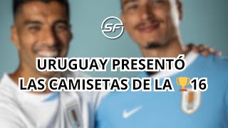 Uruguay presentó las camisetas Nike para la Copa [upl. by Nelav]