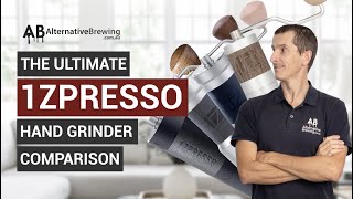 The Ultimate 1zpresso Hand Grinder Comparison [upl. by Ardnwahs]