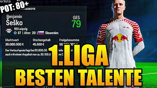 DIE BESTEN TALENTE aus der 1LIGA IM KARRIEREMODUS 80🔥 EA FC 24 [upl. by Placida394]