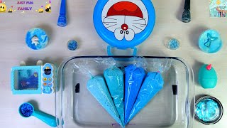 Mixing BLUE Shiny Store Bought Slime [upl. by Bottali]