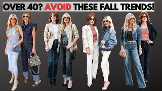 Over 40 2024 Fall Fashion Trends to Avoid and What to Wear Instead  Fashion Over 40 amp 50 [upl. by Pettit43]