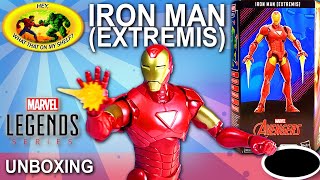 UNBOXING  Marvel Legends  IRON MAN Extremis  Hasbro  Action Figure toys actionfigures [upl. by Farrison]