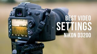 Nikon D3200 HOW TO GET THE BEST VIDEO SETTINGS [upl. by Friede]