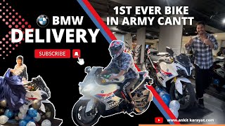 BMW g310rr Bike ki delivery  1st ever in Army Cantt [upl. by Sivrahc421]