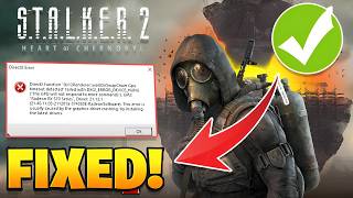 How to FIX All Crashes amp Errors in Stalker 2 Heart of Chornobyl  FIX Stalker 2 Lag amp Freezing [upl. by Ellehcear]