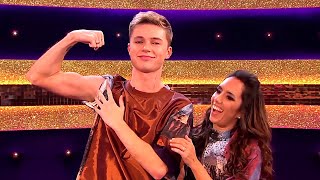 HRVY shows off his muscles Strictly Results Show 291120 VoteHRVY [upl. by Reffotsirhc]