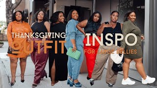 Plus Size Thanksgiving Outfit Ideas for Large Bellies  Plus Size Fashion  FROMHEADTOCURVE [upl. by Ranna560]