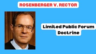 First Amendment Rosenberger v Rector Explained [upl. by Boynton158]